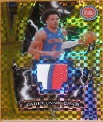 Cade Cunningham [Gold Prizm] Basketball Cards 2021 Panini Select Sparks Prices