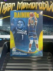 Anthony Edwards [Gold] #2 Basketball Cards 2022 Panini Donruss Optic Raining 3s Prices