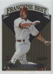Mark McGwire [Mach I] #FB1 Baseball Cards 1999 Bowman's Best Franchise Prices