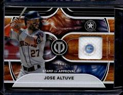 Jose Altuve [Purple] #SOA-JA Baseball Cards 2022 Topps Tribute Stamp of Approval Relics Prices