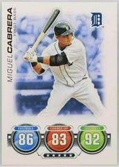 Miguel Cabrera Baseball Cards 2010 Topps Attax Prices