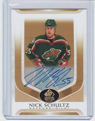 Nick Schultz [Gold Spectrum Autograph] #124 Hockey Cards 2020 SP Signature Edition Legends Prices
