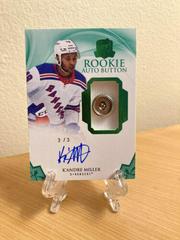 K'Andre Miller [Green Autograph Button] Hockey Cards 2020 Upper Deck The Cup Prices