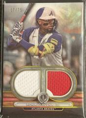 Ronald Acuna Jr. [Single Player] #DR-RA Baseball Cards 2024 Topps Tribute Dual Relic Prices
