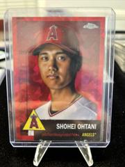 Shohei Ohtani [Red Atomic] Baseball Cards 2022 Topps Chrome Platinum Anniversary Prices