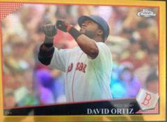 David Ortiz [Gold Refractor] #16 Baseball Cards 2009 Topps Chrome Prices