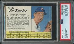 Ed Bouchee [Hand Cut] #182 Baseball Cards 1962 Jell O Prices