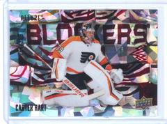 Carter Hart [Red] #BL-4 Hockey Cards 2022 Upper Deck Allure Blockers Prices