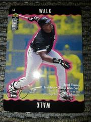 Frank Thomas [Walk Gold Signature] Baseball Cards 1996 Collector's Choice You Make Play Prices