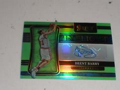 Brent Barry [Green Prizm] #IF-BBY Basketball Cards 2021 Panini Select In Flight Signatures Prices