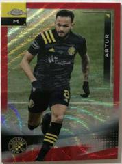 Artur [Red Wave Refractor] Soccer Cards 2021 Topps Chrome MLS Prices