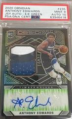 Anthony Edwards [Jersey Autograph Green] #235 Basketball Cards 2020 Panini Obsidian Prices