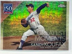 Sandy Koufax #16 Baseball Cards 2019 Topps Chrome Update 150 Years of Professional Baseball Prices