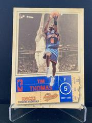 Tim Thomas #73 Basketball Cards 2004 Fleer Authentix Prices