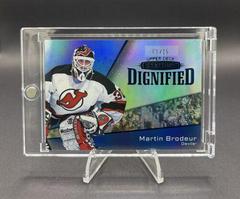 Martin Brodeur [Blue] Hockey Cards 2022 Upper Deck Stature Dignified Prices