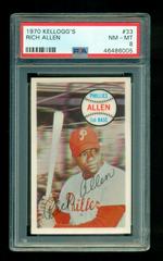 Rich Allen #33 Baseball Cards 1970 Kellogg's Prices