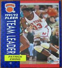 Patrick Ewing #389 Basketball Cards 1991 Fleer Prices