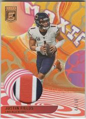 Justin Fields [Prime] #5 Football Cards 2023 Panini Donruss Elite Moxie Patch Prices