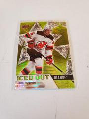 Jack Hughes [Green Rainbow] Hockey Cards 2021 Upper Deck Allure Iced Out Prices