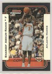 Shareef Abdur Rahim Chrome Refractor Basketball Cards 2003 Bowman Prices