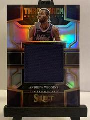 Andrew Wiggins #TM-AW Basketball Cards 2022 Panini Select Throwback Memorabilia Prices