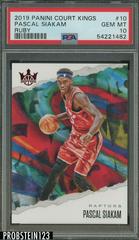 Pascal Siakam [Ruby] #10 Basketball Cards 2019 Panini Court Kings Prices