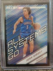 Josh Giddey #8 Basketball Cards 2021 Panini Recon All Systems Go Prices