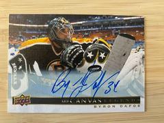 Byron Dafoe [Autograph] #C-31 Hockey Cards 2020 SP Signature Edition Legends UD Canvas Prices