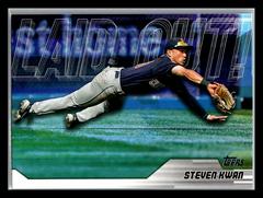 Steven Kwan #LO-5 Baseball Cards 2023 Topps Update Laid Out Prices