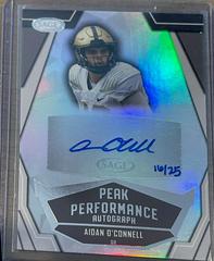 Aidan O'Connell [Silver] #PKA-AO Football Cards 2023 Sage Peak Performance Autographs Prices