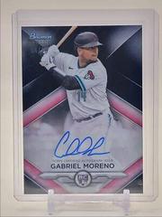Gabriel Moreno [Black Lava] Baseball Cards 2023 Bowman Sterling Rookie Autographs Prices