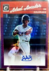 Adael Amador [Purple] #1990-AA Baseball Cards 2023 Panini Donruss Optic Retro 1990 Signatures Prices