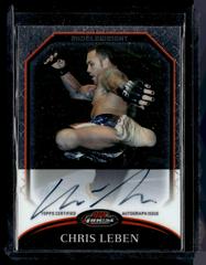 Chris Leben #A-CL Ufc Cards 2011 Finest UFC Autographs Prices
