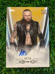Aleister Black [Gold] Wrestling Cards 2020 Topps WWE Undisputed Autographs Prices