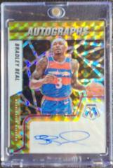 Bradley Beal [Gold] #AM-BRD Basketball Cards 2021 Panini Mosaic Autographs Prices