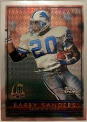 Barry Sanders Football Cards 1996 Topps Chrome Prices