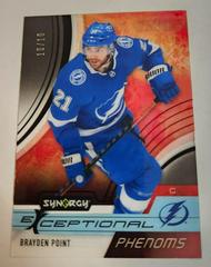 Brayden Point [Black] Hockey Cards 2021 Upper Deck Synergy Exceptional Phenoms Prices