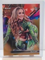 Aliyah [Gold] #75 Wrestling Cards 2021 Topps Finest WWE Prices