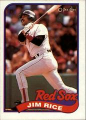 Jim Rice Baseball Cards 1989 O Pee Chee Prices