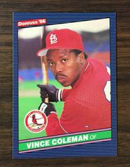 Vince Coleman #181 Baseball Cards 1986 Donruss Prices