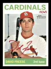 David Freese [Red Ink] Baseball Cards 2013 Topps Heritage Real One Autographs Prices