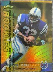 Edgerrin James [Gold Refractor] Football Cards 1999 Topps Finest Prices