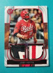 Joey Votto [Red] #DR-JV Baseball Cards 2022 Topps Tribute Dual Relics Prices