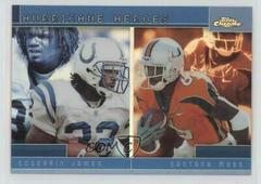 Edgerrin James, Santana Moss [Refractor] Football Cards 2001 Topps Chrome Combos Prices