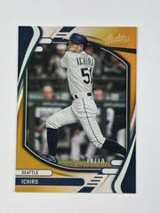 Ichiro [Spectrum Gold] Baseball Cards 2022 Panini Absolute Prices