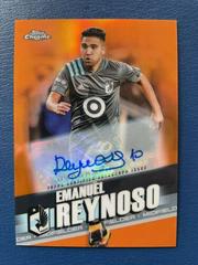 Emanuel Reynoso [Autograph Orange] Soccer Cards 2022 Topps Chrome MLS Prices