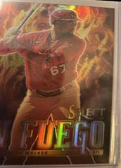 Jordan Walker [Silver] Baseball Cards 2023 Panini Select En Fuego Prices