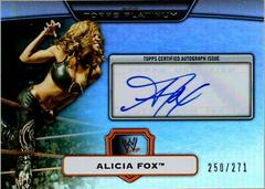 Alicia Fox [Autograph] Wrestling Cards 2010 Topps Platinum WWE Prices