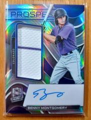 Benny Montgomery Baseball Cards 2022 Panini Chronicles Spectra Prospect Jersey Autographs Prices