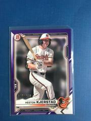 Heston Kjerstad [Purple] Baseball Cards 2021 Bowman Paper Prospects Prices